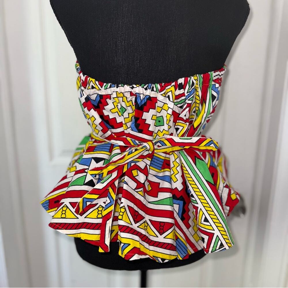 Multicolored Ankara Top - Picture 4 of 7
